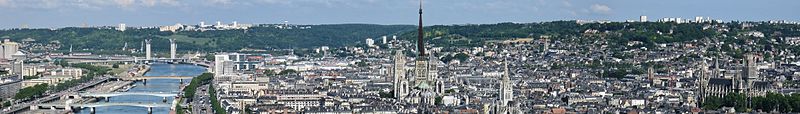 Panorama_de_Rouen_depuis_la_Corniche.jpg: stephane martin derivative work: Inkey, Rouen banner, CC BY-SA 2.0